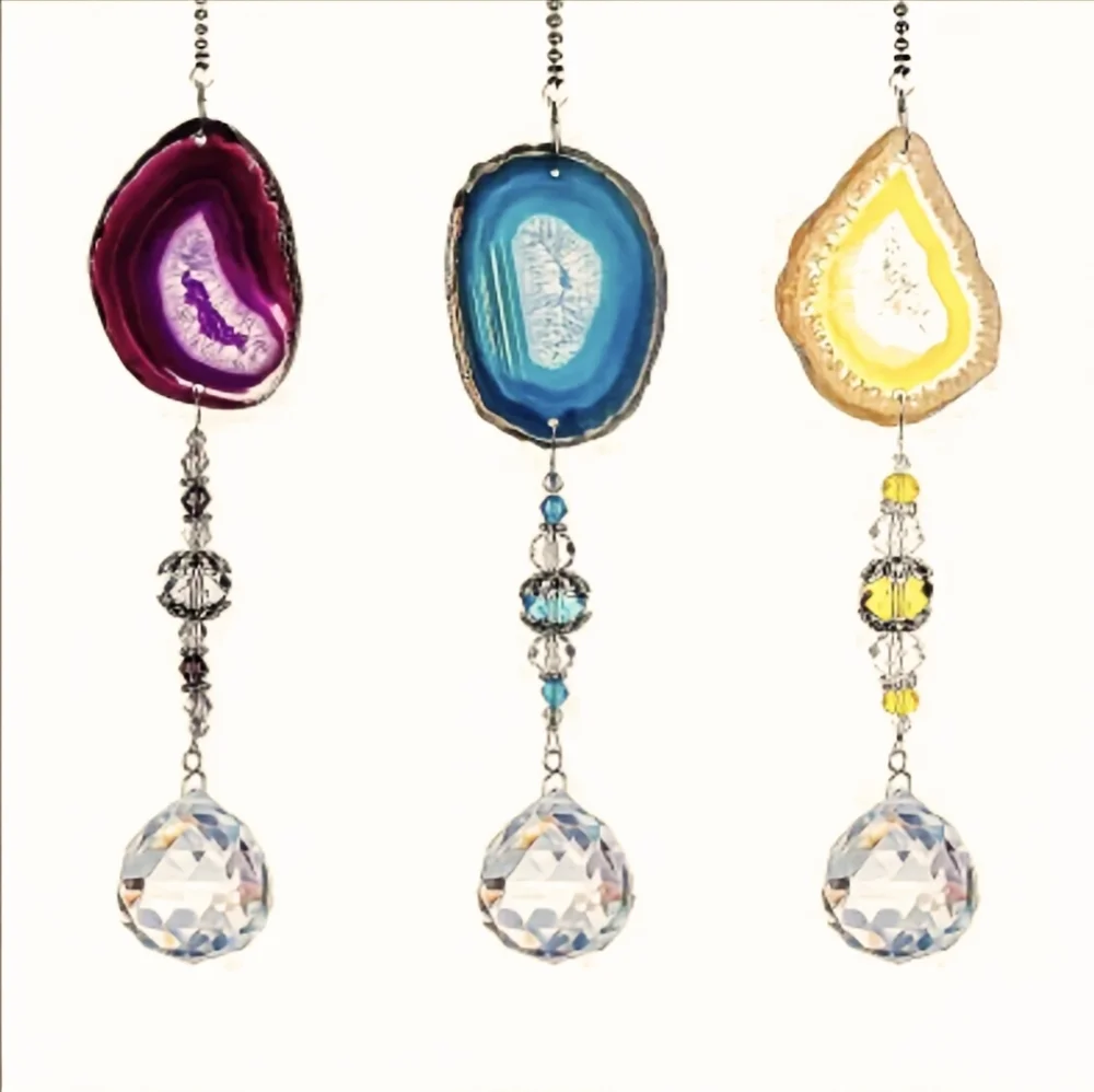 3 Set Prism Light Maker Rear Mirror Hanger Ornament Gift Ideas Stocking Stuffer